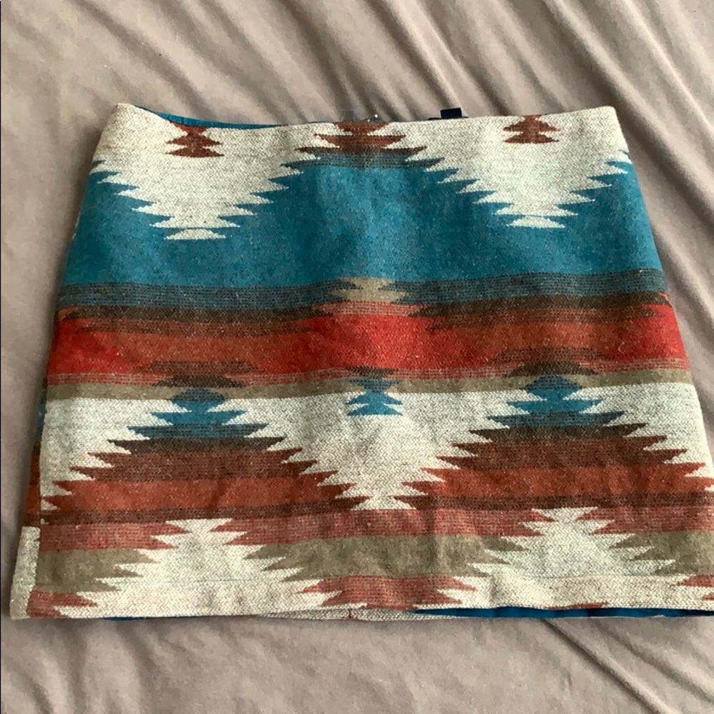 Aztec mini skirt